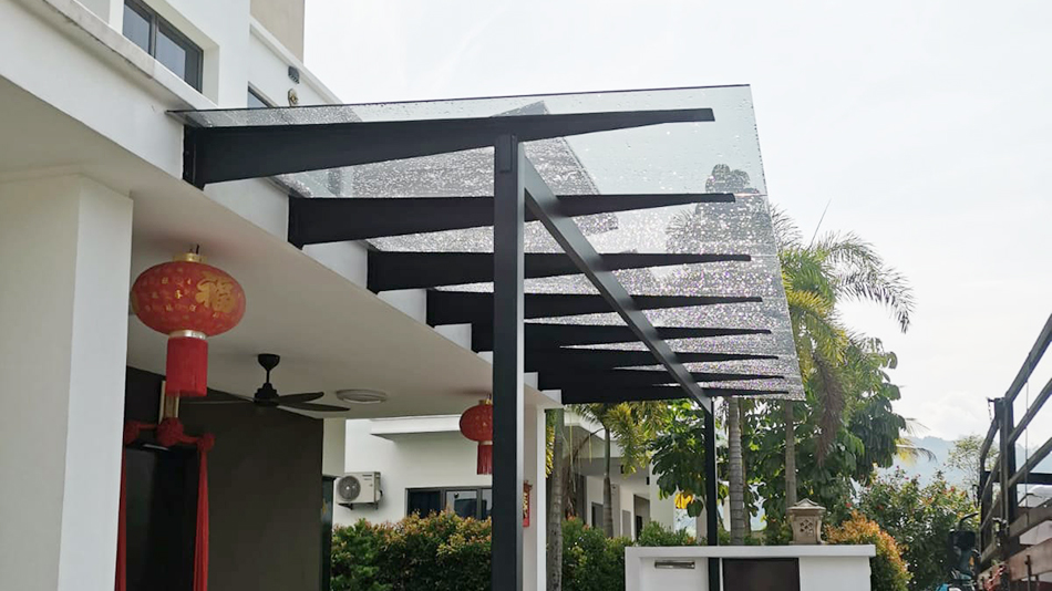 Safety Laminated Glass Roof