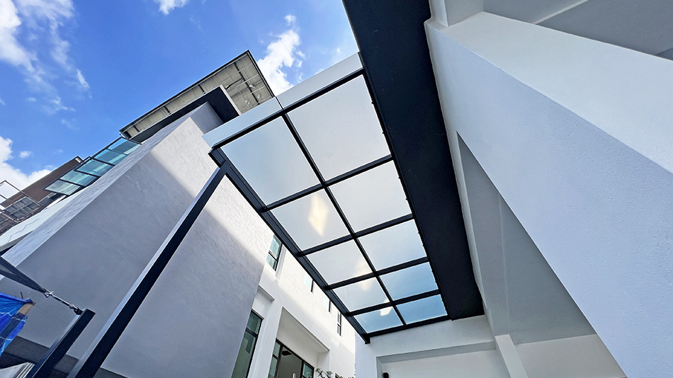 Safety Laminated Glass Roof