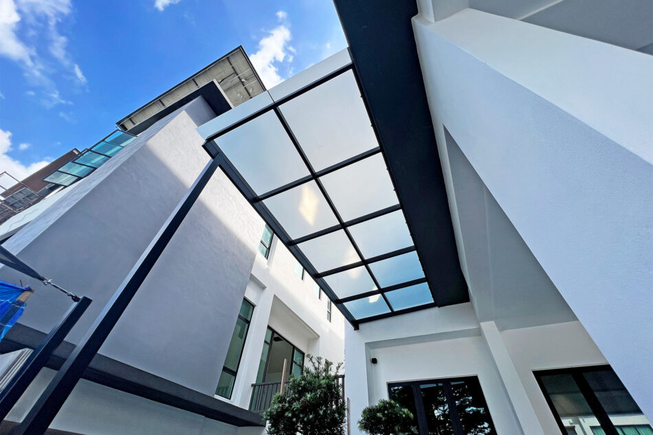 Safety Laminated Glass Roof
